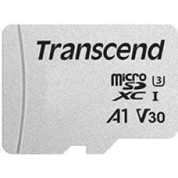 Transcend 300S 64GB Microsd Uhs-i U1 Class 10 Read 95 Mb s Write 45MB S With Sd Adaptor