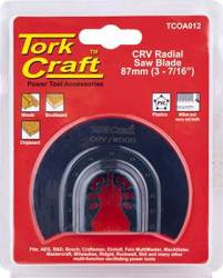 Tork Craft Quick Change Radial Saw Blade 87MM 3-7 16 Crv