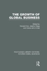 The Growth Of Global Business Hardcover