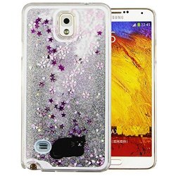 Note 4 Case Samsung Galaxy Note 4 Case For Girls Emaxeler 4D Creative Design Angel Girl Flowing Liquid Floating Bling Shiny Liquid PC Hard