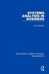Systems Analysis In Business Paperback