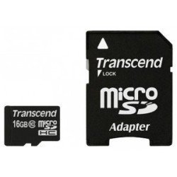 Transcend Ultra Performance 16GB MicroSD Flash Memory Card