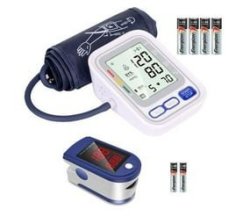Digital Blood Pressure Machine - Bp Monitor With Pressure Cuff & Oximeter
