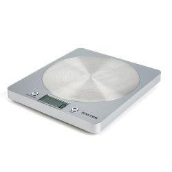 Salter Block Electronic Kitchen Scale Silver