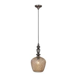 Eurolux Lisbon Pendant Black With Champagne Glass