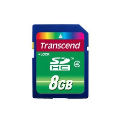 Transcend Class 4 8GB Secure Digital HC Memory Card