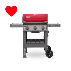 Weber Spirit Series II E-310 Gbs Limited Edition Red Includes Cover