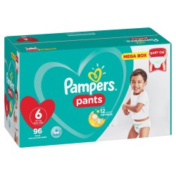 Pampers Pants 96 Nappies Size 6 Megabox