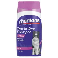 Marltons 2-IN-1 Moisturising Shampoo For Dogs 250 Ml