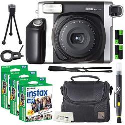 Fujifilm Instax Wide 300 Instant Film Camera + Instax Wide Instant Film 60 Sheets + Extra Accessories