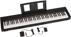 Yamaha P71 88-KEY Weighted Action Digital Piano With Sustain Pedal And Power Supply Amazon-exclusive