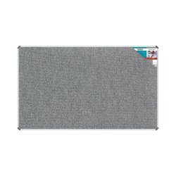 Bulletin Board Ribbed Aluminium Frame 2000X1200MM - Laurel