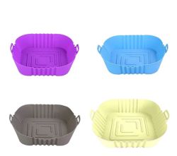 Square Silicone Air Fryer Liner - 4 Pack