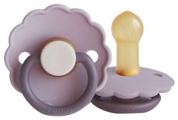 Pacifier 100% Natural Latex Daisy Size 2 - Lavender