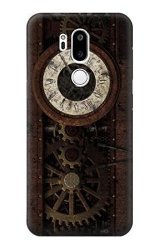R3221 Steampunk Clock Gears Case Cover For LG G7 Thinq