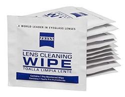 Zeiss Pre-moistened Lens Cleaning Wipes - Cleans Bacteria Germs And Without Streaks For Eyeglasses And Sunglasses - 600 Count