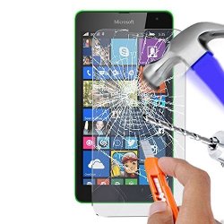 Microsoft Lumia 535 Tempered Glass Screen Protector Nicelin Tm Genuine Ultra-thin Crystal Clear Bubble Free Anti-scratch Tempered Glass Lcd Screen Protector Guard For Microsoft Lumia 535