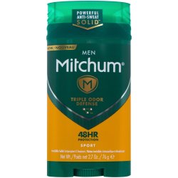 Mitchum Men Advanced Invisible Solid Sport Deodorant 76G