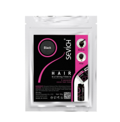 Hair Building Fibers - Refill Bag 50G - Black Parallel Import