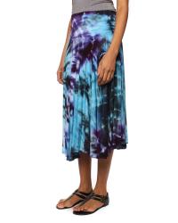 Original Hippies Tie-dye Circular Skirt - Purple Blue & Black Mix