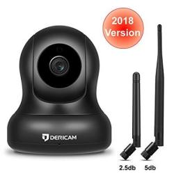 1080P Home Wireless Security Camera Pan tilt Control 4X Digital Zoom Night Vision And Two-way Talk Baby Pet Front Porch Monitor 2018 Updated Alternative Antenna