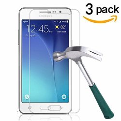 Tantek Anti-scratch Tempered Glass Screen Protector For Samsung Galaxy Grand Prime G530 3 Pack
