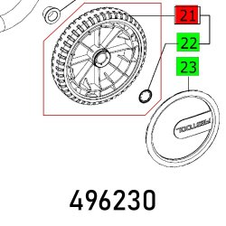 Festool Wheel Et-bg CT26 36