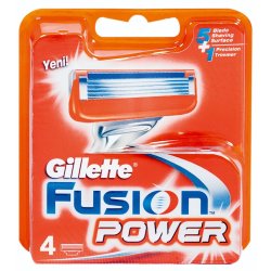 Gillette - Fusion Mens Power Blades Refill Cartridge Pack 4S