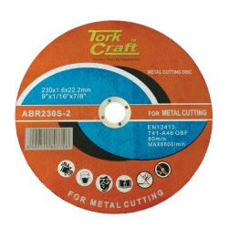 Cutting Disc Steel And Ss 230X1.6X22.22MM - 12 Pack