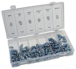 Assorted Metric Grease Nipples - 110 Pieces