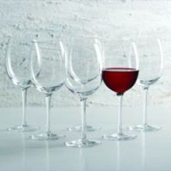 Alex Liddy Magnum Wine Glasses 510ml set Of 6 clear Red