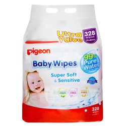 Pigeon - Sensitive Baby Wipes 4X82S