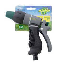 Lasher Hose Fitting Sprayer Pistol With Adjustable Nozzle