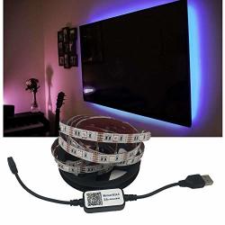 Magy Valot 9.84FT 3M Bluetooth 5V USB LED Strip Light Smart-phone Controlled Hdtv USB LED Backlight Strip For 40 To 70IN Flat Screen Tv Lcd