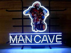 Queen Sense 14"X10" Captain Morgan Man Cave Neon Sign Light Beer Bar Pub Real Glass Lamp DE74