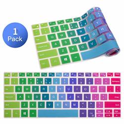 Casedao Keyboard Cover For Dell Xps 13 9380 2019 Dell Xps 13 9370 9365 13.3 Inch Laptop Dell Xps 13 Laptop Keyboard Skin Protector Not For Xps 13 7390 Rainbow