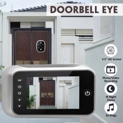 Camera Peephole Door Eye Doorbell Visual Intercomer 120 Wireless Ir Night Vision