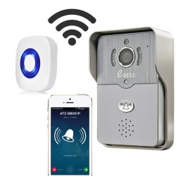 Ebell Wireless Ip Doorbell Camera 720p Video Doorbell Intercom Ir Motion Detection Alarm Android Ios