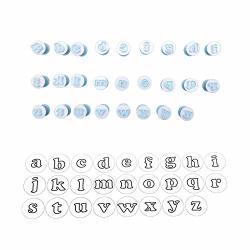 26PCS Alphabet Cookie Cutters Set Letters Fondant Cutters And Molds For Biscuit Cake Decorating Supplies Lowercase Letters