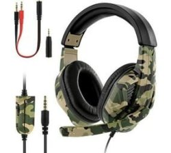 Dw Professional Gaming Headphone For PS4 Xbox One pc Xbox 360 Nintendo Switch - Army Green Camo -7&Z