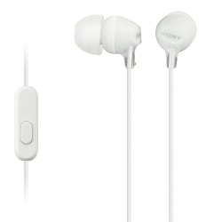 Sony MDR-EX15AP Inear Earphone With MIC - White