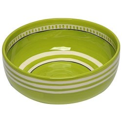 Thompson And Elm Thompson & Elm M. Bagwell Colors Ceramic Serving Bowl Lime Green