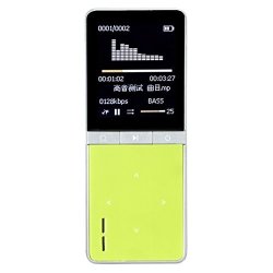 Onn W7 8GB Voice Recorder Speaker 8GB MP4 Player Sports MP3 Music Player Media Player MP3 Player Green