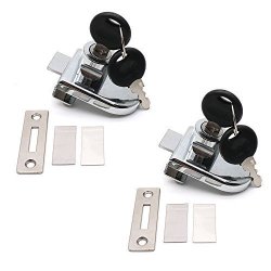 Btmb 2 Pcs Glass Display Cabinet Showcase Lock Replacement For 0 2