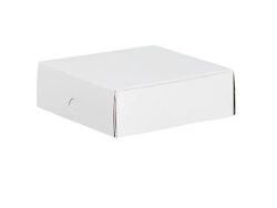 White Cake Or Takeaway Box - 50 Units - 7X 7 X4