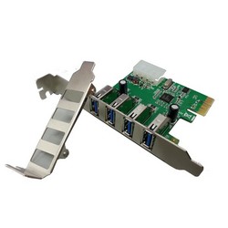 Mecer Pcie 4 Port USB 3.0 Adaptor Card