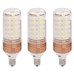 Ulight E12 LED Candelabra Bulb 100W Halogen Bulbs Equivalent Warm White LED Bulb 1100LM 360 Degree Beam Angle For Ceiling Fan Lighting Chandelier Light