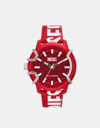 Diesel Griffed Red Pro-planet Watch - One Size Fits All Red