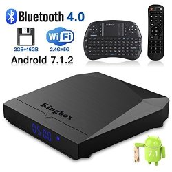 Kingbox Android Tv Box K3 Android 7.1 Box With Amlogic S912 Octa-core 64 Bits 2GB 16GB Support Dual Wifi 2.4+5GHZ BT 4.0 4K 3D 1000M Lan Android Smart Tv