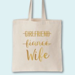 Girlfriend Fianc Wife Tote Bags